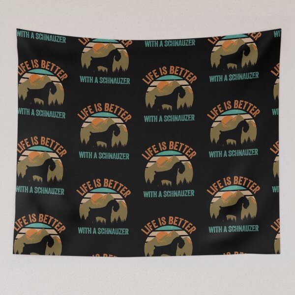 Item preview, Life Is Better With A Schnauzer Dog Gift  designed and sold by Guarddogdrive.