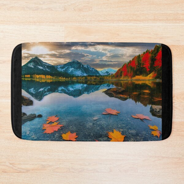 Item preview, Autumn Lake - Sunrise designed and sold by OnigiriSuiko.