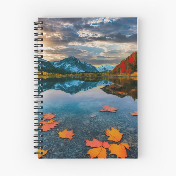 Item preview, Autumn Lake - Sunrise designed and sold by OnigiriSuiko.