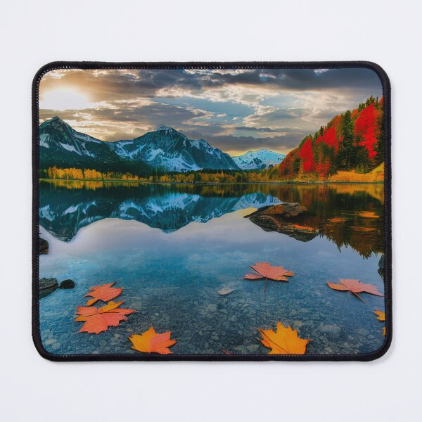 Item preview, Autumn Lake - Sunrise designed and sold by OnigiriSuiko.