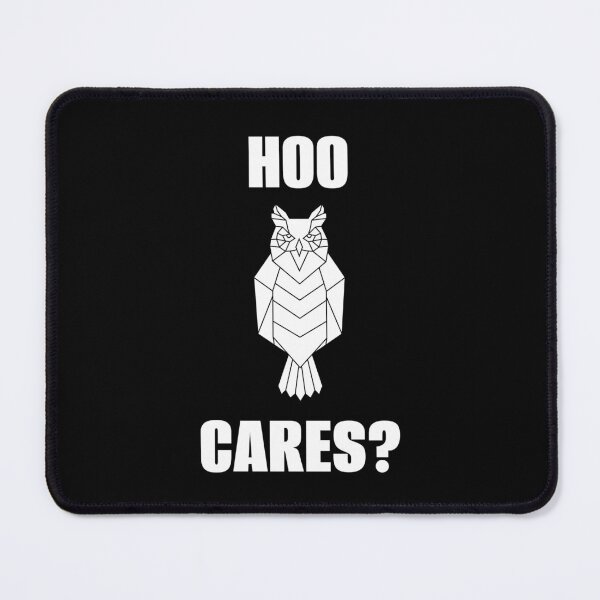 Item preview, Hoo cares? Black & White Owl designed and sold by 4Gabrielle.
