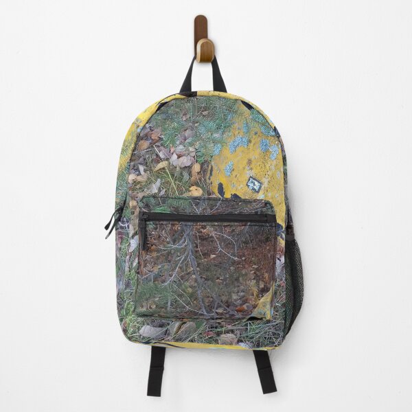 Item preview, Country Living: Old yellow ski-doo front covered in Moss designed and sold by TaraTs.