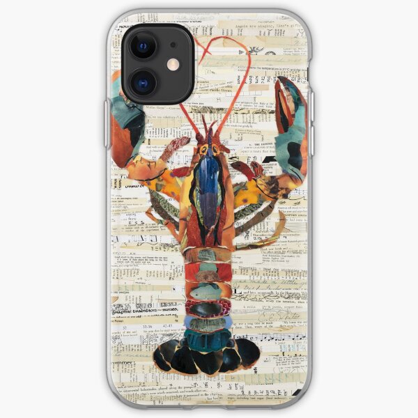Lobster Collage by C.E. White iPhone Soft Case