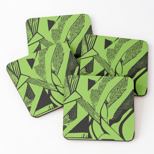 Item preview, The Flag, Geometric Design, In Green designed and sold by I-Desire.