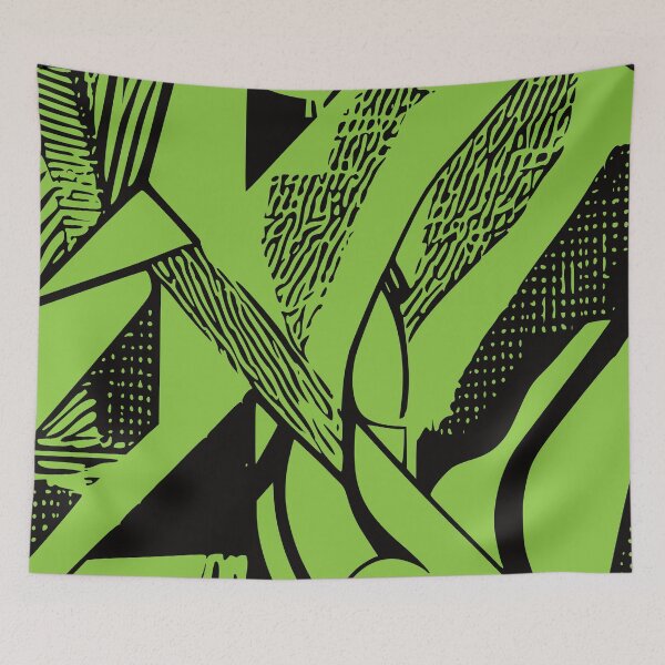 Item preview, The Flag, Geometric Design, In Green designed and sold by I-Desire.