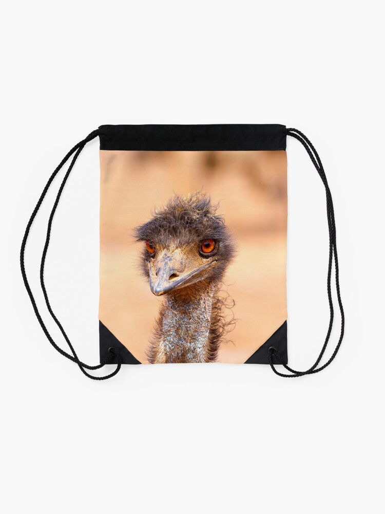 Alternate view of Emu Eyes Drawstring Bag
