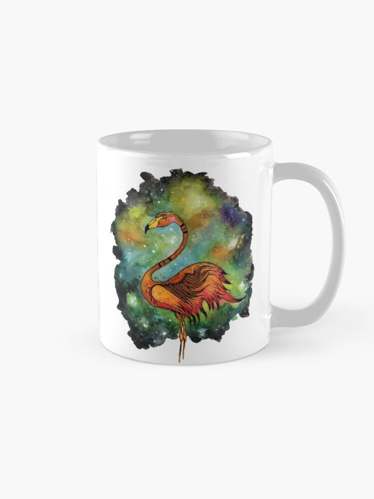 Alternate view of Galactic Flamingo Mug