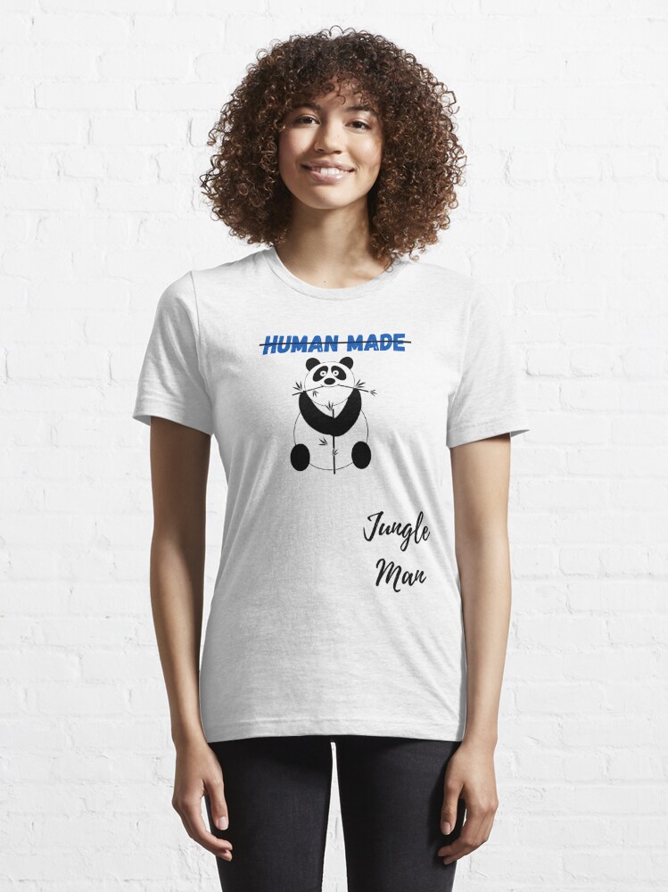 Panda Jungle Man   Human Made" Essential T Shirt for Sale by