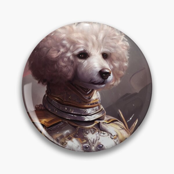 Item preview, AI Generated Art, War Poodle designed and sold by RabbitHoleMI.