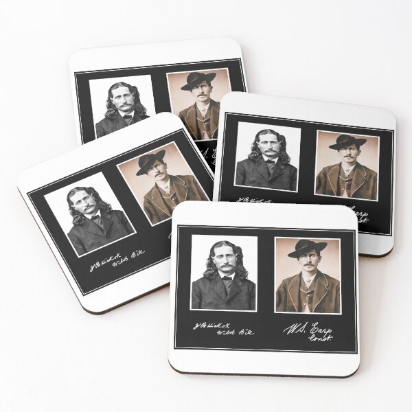 Item preview, Wild Bill Hickok and Wyatt Earp - American Old West Legends designed and sold by Daniel Hagerman.