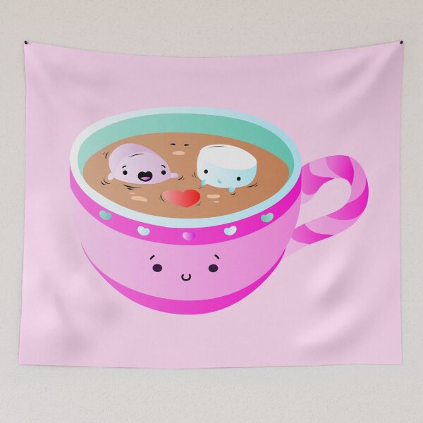 Item preview, Cute Marshmallow's in Hot Chocolate designed and sold by Paula Helit.
