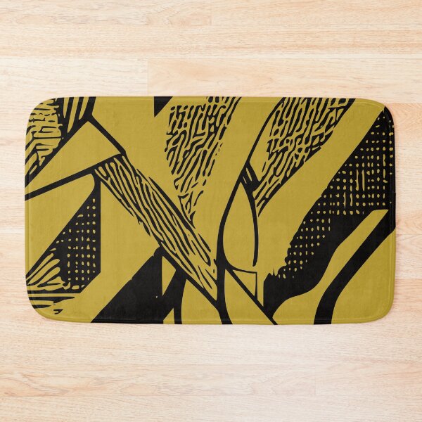 Item preview, The Flag, Geometric Design, In Mustard Yellow designed and sold by I-Desire.