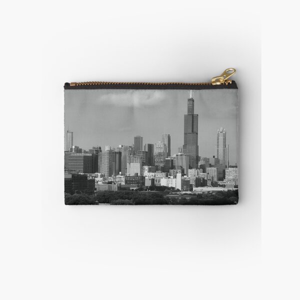 Item preview, Chicago Skyline Black and White designed and sold by mvpaskvan.