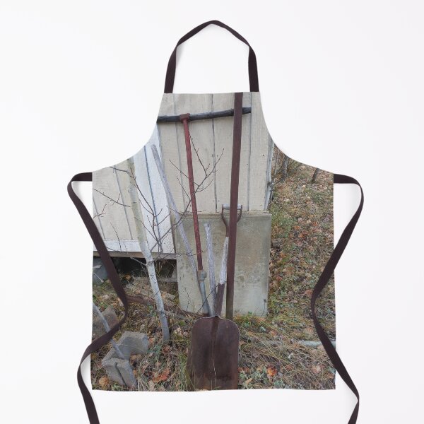 Item preview, Country Living: Rusty Tools Outside a Shed designed and sold by TaraTs.