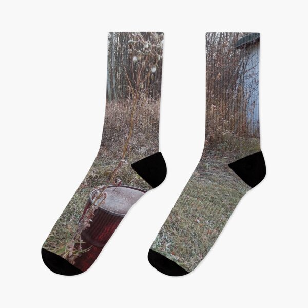 Item preview, Country Living: Red Drum and Large Thistle designed and sold by TaraTs.