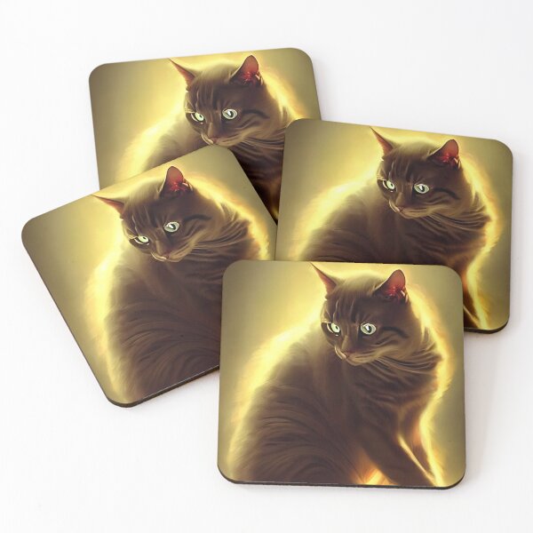 Item preview, Cat With Dramatic Lighting designed and sold by franktact.