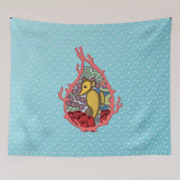 Item preview, Tanga the Seahorse designed and sold by Valerie Bennett.
