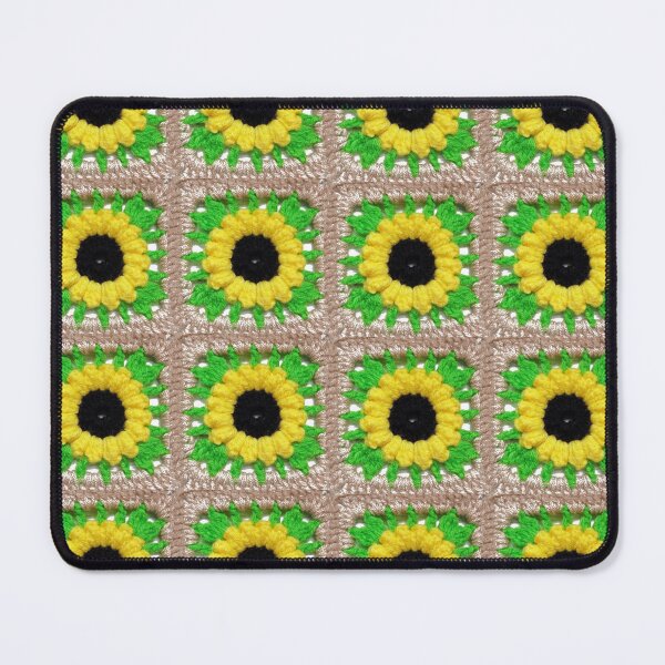 Item preview, Crochet Granny Square Sunflower designed and sold by Sasidenidesign.