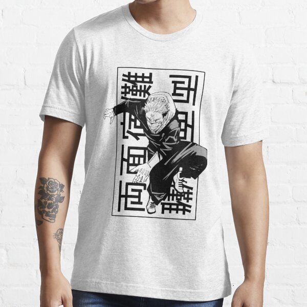 Ryomen Sukuna Jujutsu Kaisen Manga Style Design T Shirt For Sale By Shirtzdesignz Redbubble