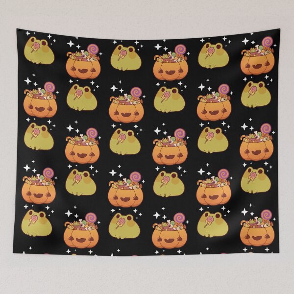 Item preview, Halloween trick or treat with froggie designed and sold by Rihnlin.