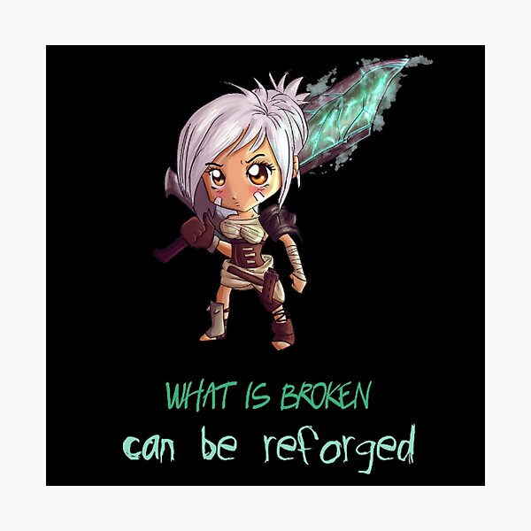 ArtStation - Riven Dragon blade chibi