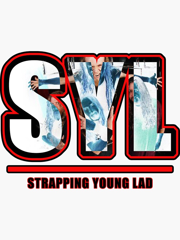 "Strapping Young Lad Fan Art Logo" Sticker for Sale by BrokenUpBands Redbubble