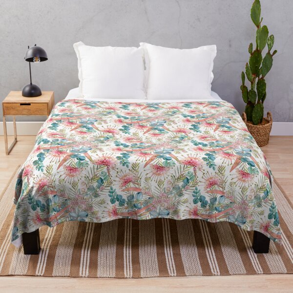 Item preview, Pink Grevillea And Eucalyptus  designed and sold by Sketchbook Designs.