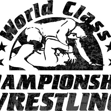 World Class Championship Wrestling distressed in black Pin for Sale by  IrishWhipMedia