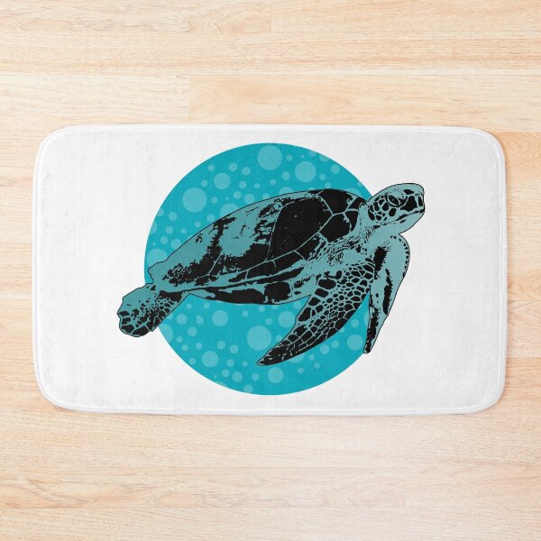 Item preview, Turtle in the sea, turtle pattern, turtle swimming, swimming in the ocean designed and sold by wondertree.
