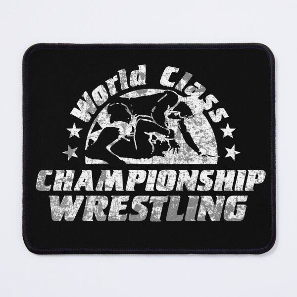 Copy of World Class Championship Wrestling distressed in white