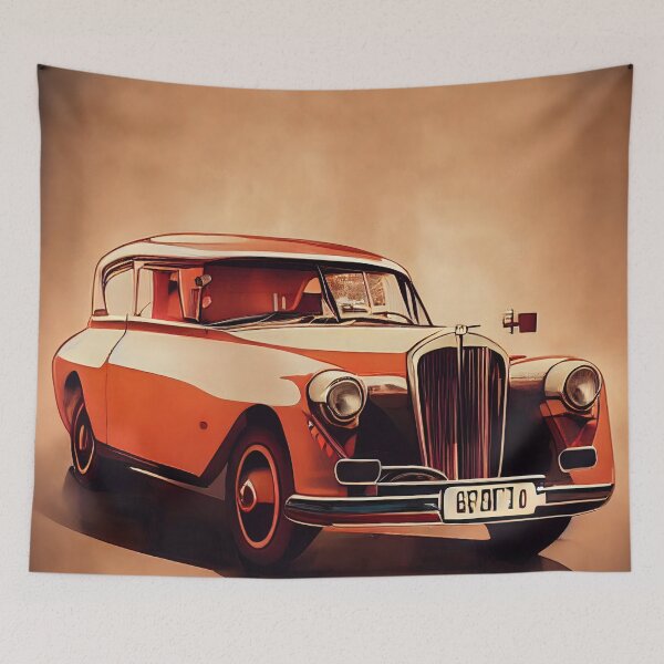 Item preview, Retro Automobile designed and sold by Foodcolored.