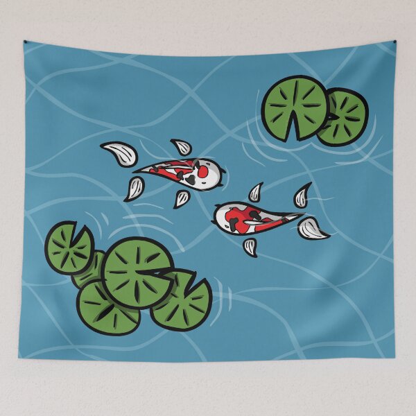 Item preview, Fuku and Heiwa the Koi designed and sold by Valerie Bennett.