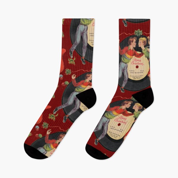 Artikelvorschau, Frohe Weihnachten Vintage Schallplattendruck entworfen und verkauft von Go-Postal.
