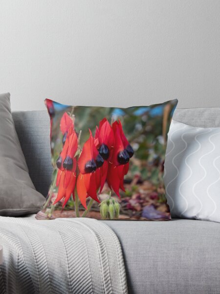 Desert Flower - authentic Throw Pillow