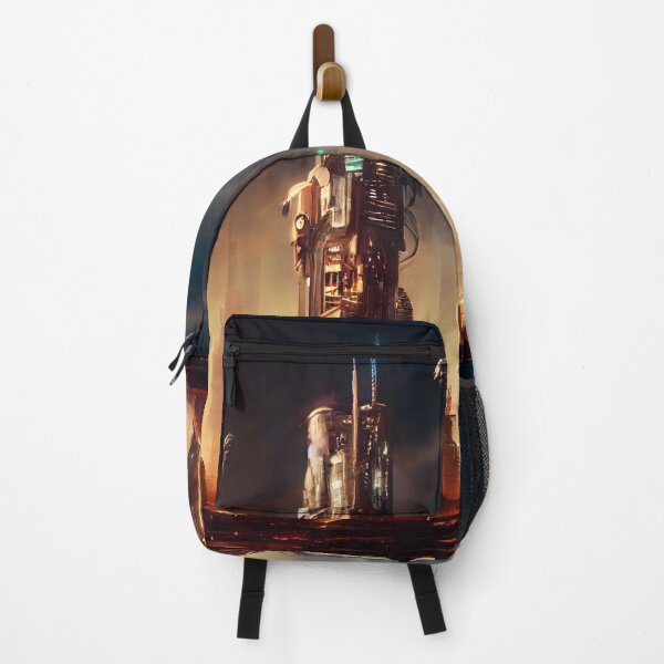 Item preview, Futuristic City With Moon designed and sold by Foodcolored.
