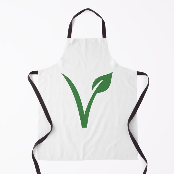 Item preview, Logotipo de hoja verde vegana V designed and sold by Alec Buchan.