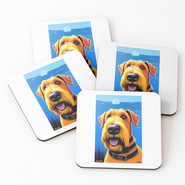 Item preview, Airedale terrier  designed and sold by GroovyDino.