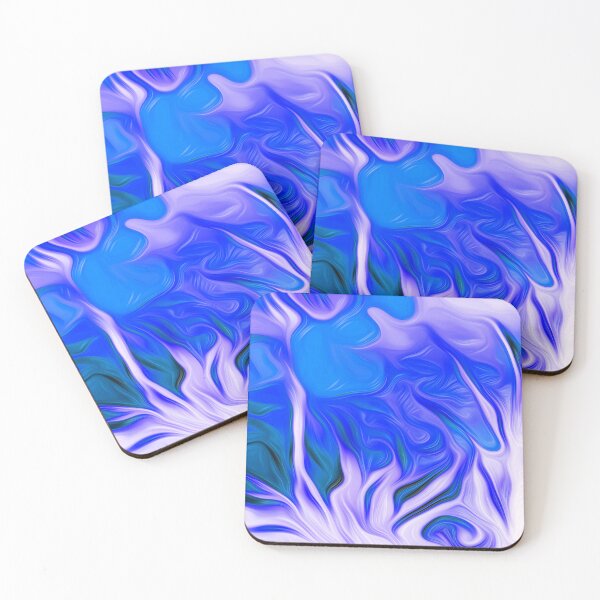Item preview, Blue Flower Among Leaves designed and sold by fatenanwar.