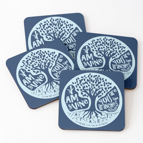 Item preview, I AM the Vine, you are the branches. Apart from ME you can do nothing (John 15:5) designed and sold by artjuniverse.