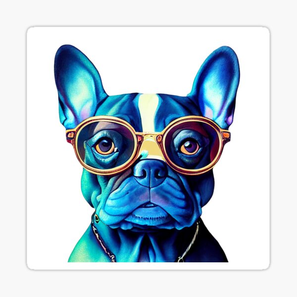 Aperçu de l'œuvre CHIEN | Blues français créée et vendue par myfrenchunicorn.