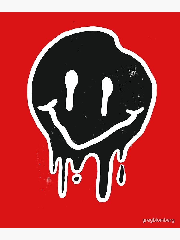 Melting Smiley Face Poster For Sale By Gregblomberg Redbubble Melting Smiley Face Poster For Sale By Gregblomberg Redbubble