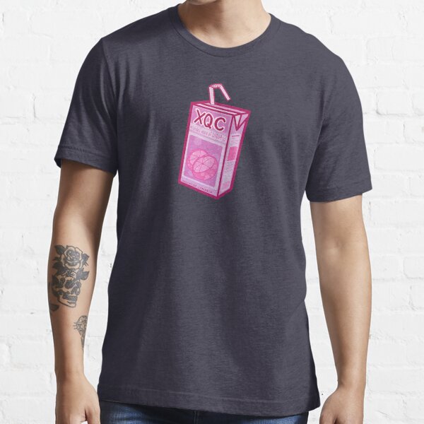 "Juiced Twitch Streamer XQC Felix Juice Box Art Work" Tshirt for