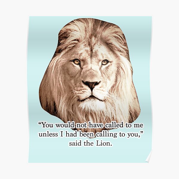 Chronicles of Narnia quote Art Print by sweetmusings