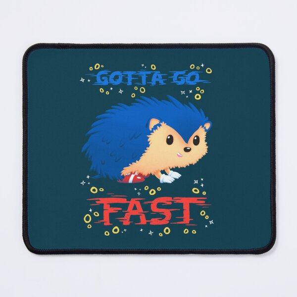 Item preview, Gotta Go Fast Cute Hedhehog designed and sold by Svernut.