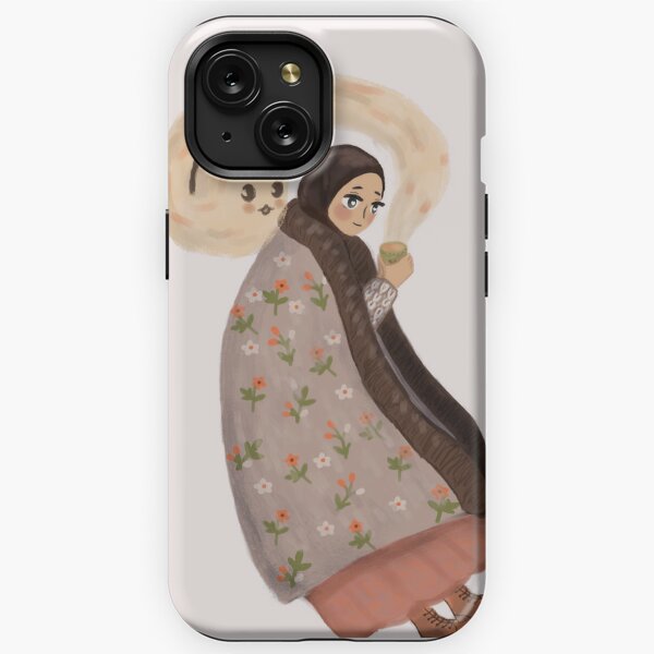 Smoking Flower Girl iPhone Case