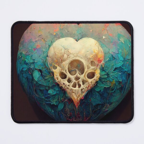 Item preview, Heart and skull designed and sold by Daramacus.