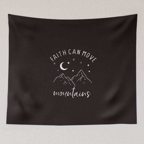 Aperçu de l'œuvre Copie de faith can move mountains religion christianity motivational christianity graphic t shirt créée et vendue par Sophistical.