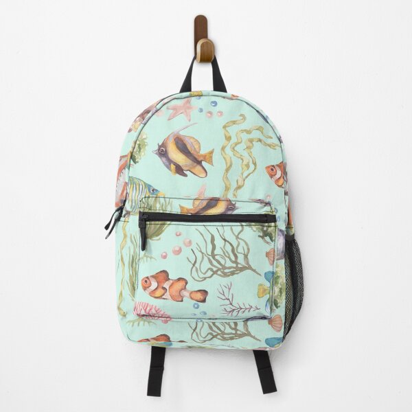 Item preview, Marine Life Watercolor Fish and Coral designed and sold by silviaol.