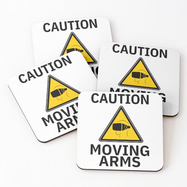 Item preview, Virtual Reality Caution VR Kid Moving Flailing Teen Danger designed and sold by DadJokeDescript.