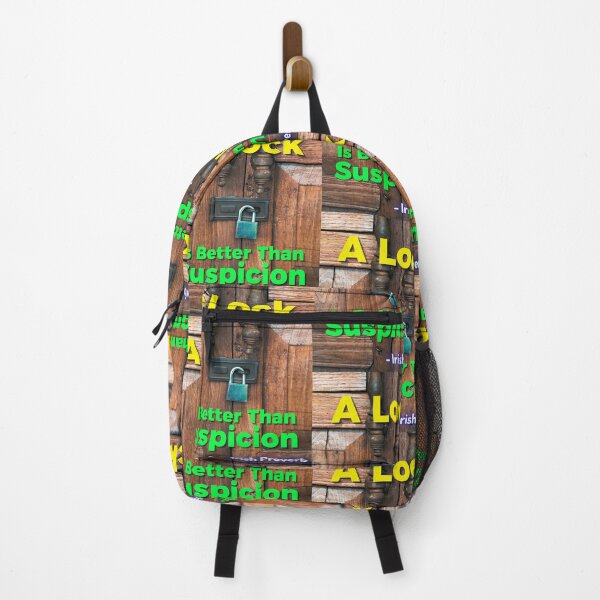 Item preview, Irish Proverb - A Lock Is Better Than Suspicion designed and sold by IrishProverbs.